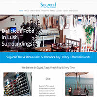 Sugareef Restaurant Jersey Website Project