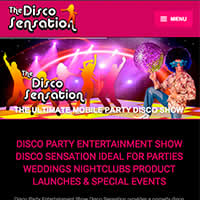The Disco Sensation Website Project